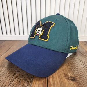 Disney Parks Mickey Mouse 1928 Dad Hat Cap Walt Disney World Big M Embroidered